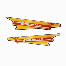 cj750 fuel tank sticker pair