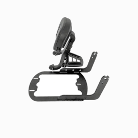 passenger backrest, foldable